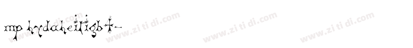 mp hydaheitigb4字体转换